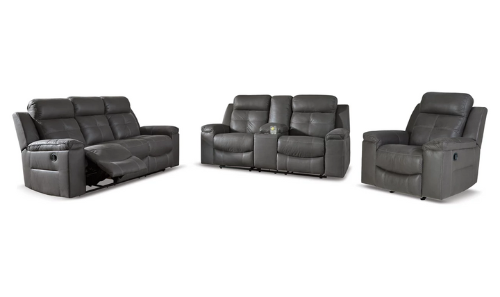 Ashley  Jesolo Leather Recliner Living Room Set