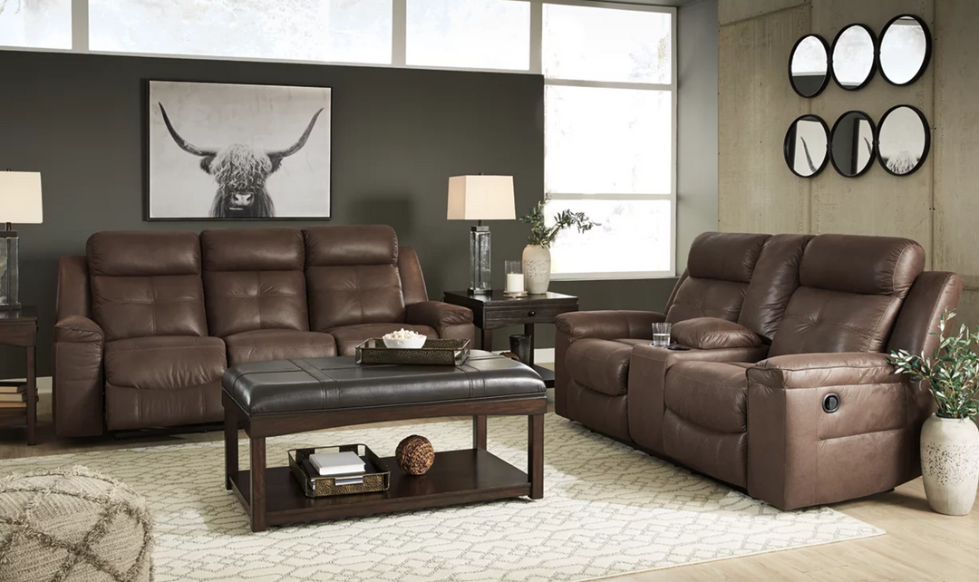 Ashley  Jesolo 3-Seater Dual-Sided Leather Reclining Sofa