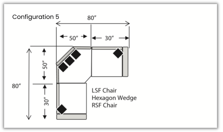 Four Seasons Jordan L-Shaped  Modular Sectional Sofa