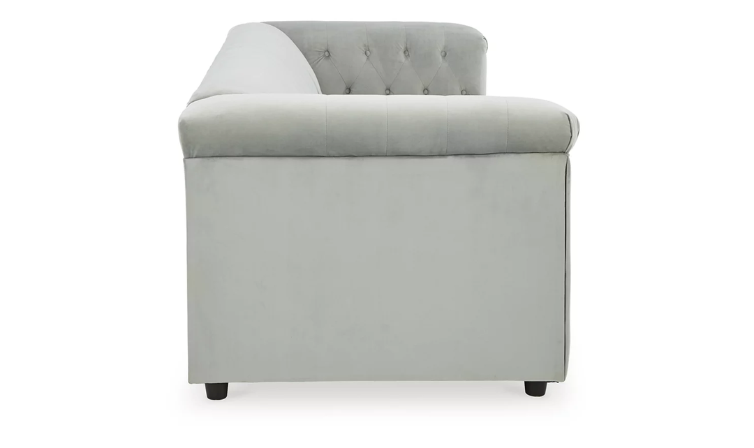 Ashley  Josanna 3-Seater Fabric Tufted Back Sofa in Gray