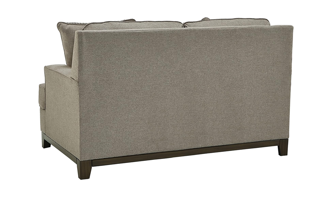 Ashley  Kaywood Stationary Fabric Loveseat in Granite Gray