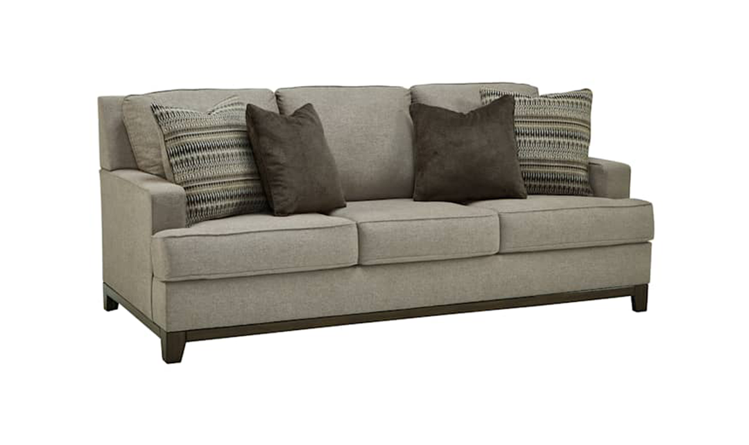 Ashley  Kaywood 3-Seater Fabric Sofa in Granite Gray