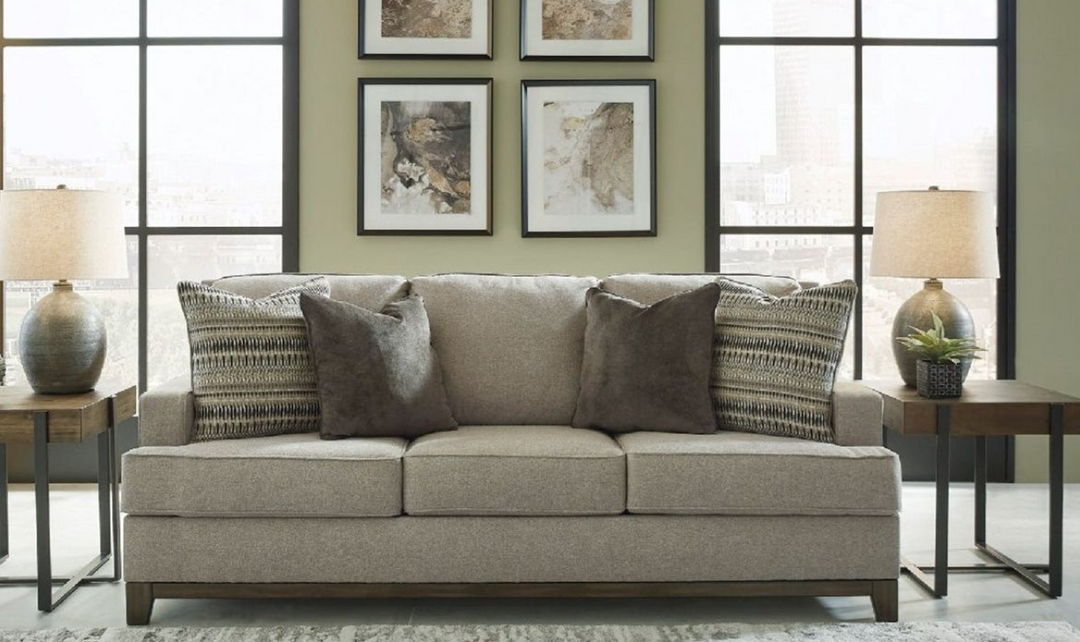 Ashley  Kaywood 3-Seater Fabric Sofa in Granite Gray