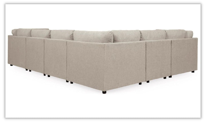 Ashley  Kellway Tuxedo Arms Modular Sectional Sofa in Beige