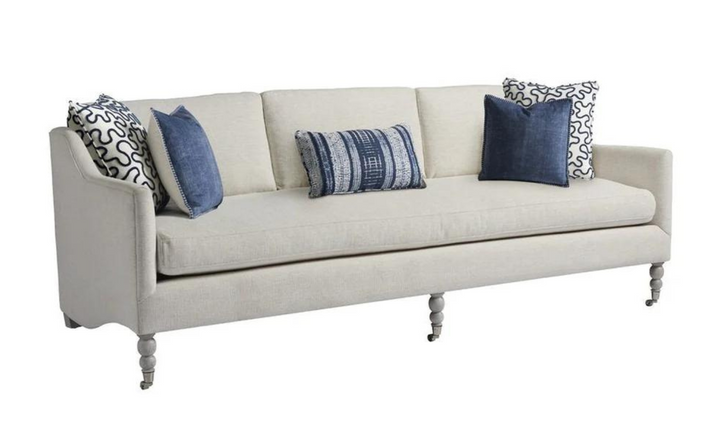 Universal Furniture Kiawah 3-Seater Beige Fabric Sofa in Boardwalk finish