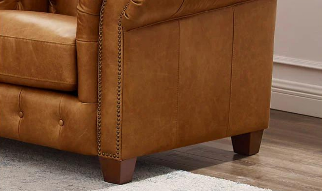 Kingston Waxy Pull-up Leather Living Room Set