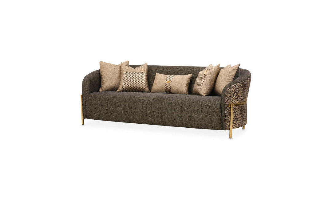 AICO Lisbon Lurex Woven Fabric Loveseat