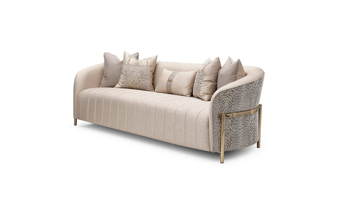 AICO Lisbon Lurex Woven Fabric Loveseat