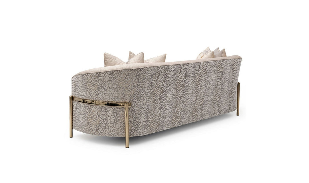 AICO Lisbon Lurex Woven Fabric Loveseat