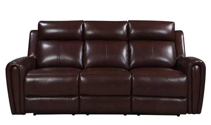 Leather Italia Jonathan 3-Seater Leather Power Reclining Sofa