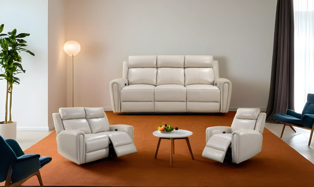 Leather Italia Jonathan Power Reclining Living Room Set-Jennifer Furniture