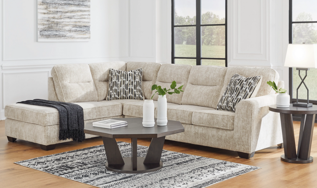 Lonoke 2-Piece L-Shaped Sectional with Chaise- Jennifer furniture