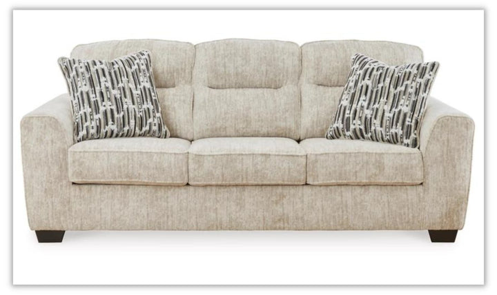 Lonoke 3 Seater Stationary Fabric Sofa