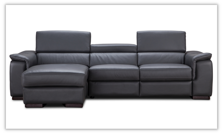 Buy Lugano Recliner Sectional in Black in Black at Jennifer Furniture