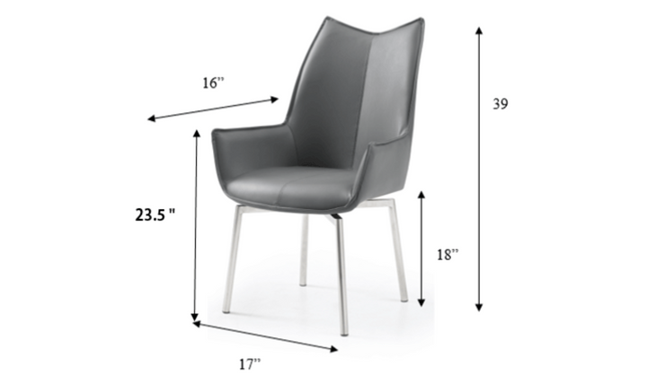 Luke Swivel Dining Chair - 1218