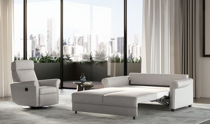 Luonto Charleston Sofa Sleeper with Level Function in King & Queen Size