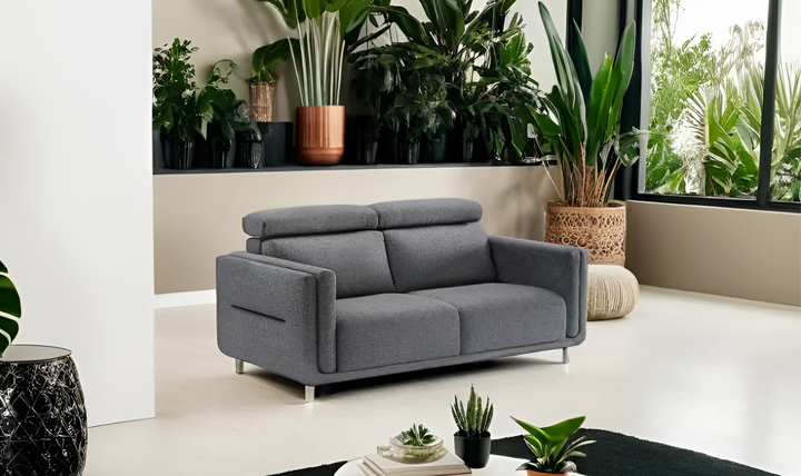 Luonto Paris Carbon Fabric Sleeper Sofa with Nest Function