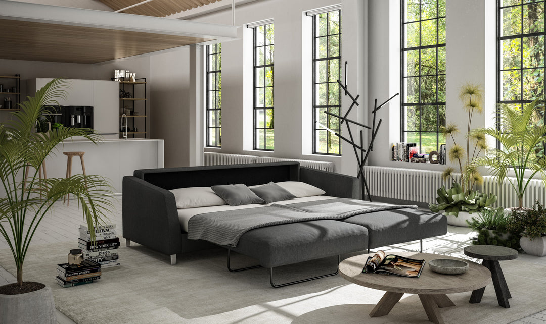 Luonto Monika Fabric Sleeper Sofa with Nest Function