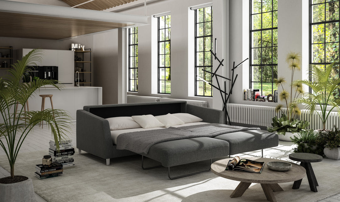 Luonto Monika Fabric Sleeper Sofa with Nest Function