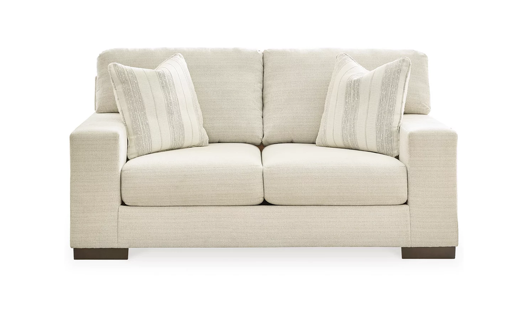 Maggie Fabric Loveseat with Reversible Cushions