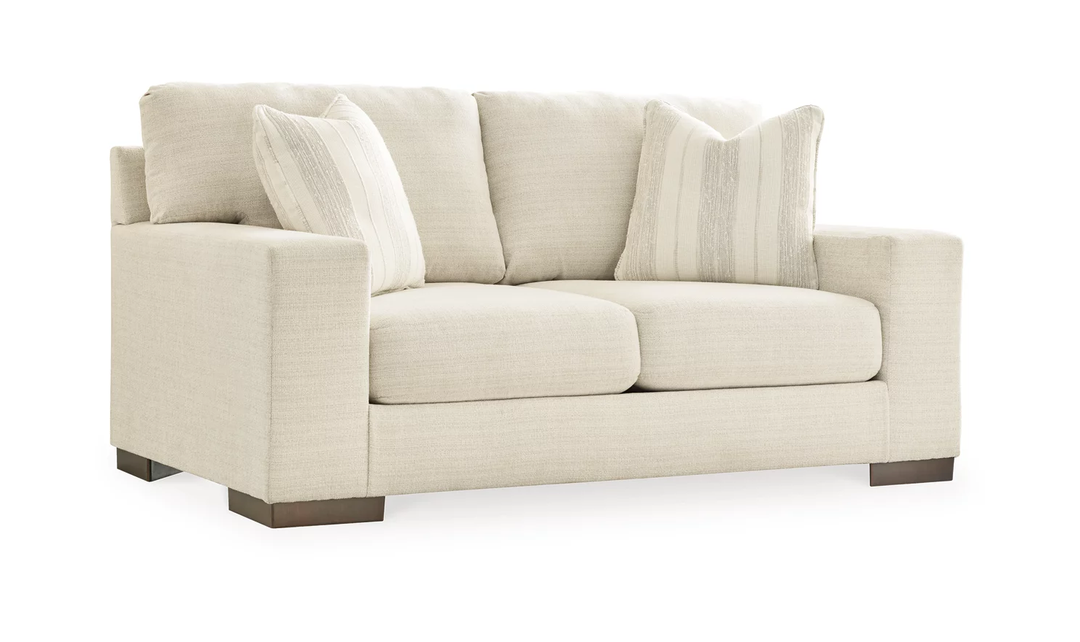 Maggie Fabric Loveseat with Reversible Cushions