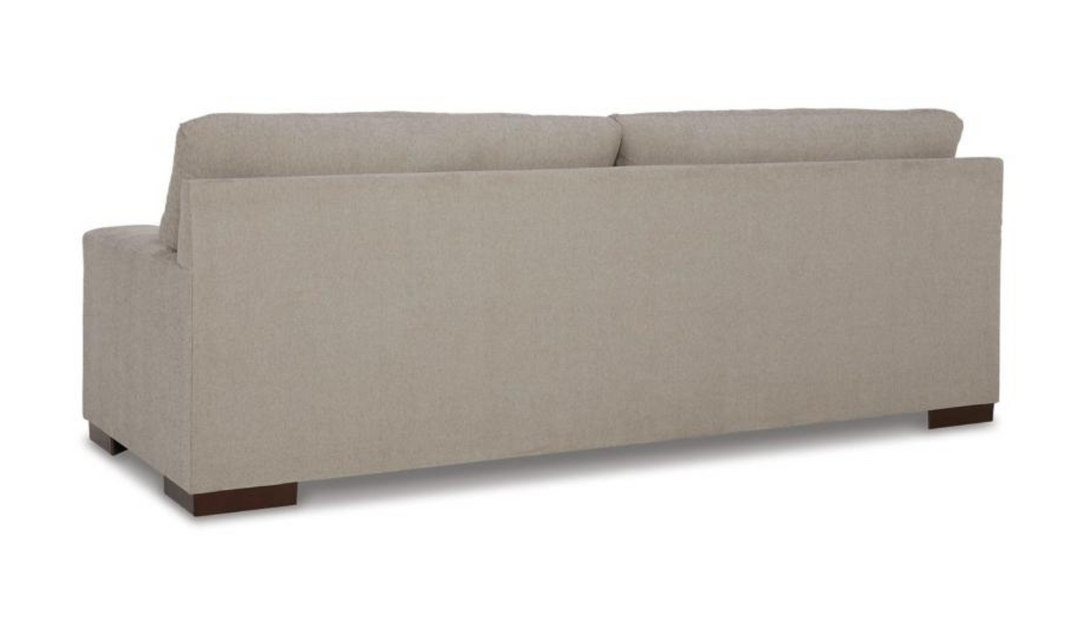 Maggie Polyester Fabric Sofa with Reversible Cushions