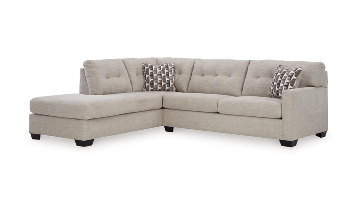 Ashley Mahoney 2-Piece Full Sleeper Sectional with Chaise In Fabric