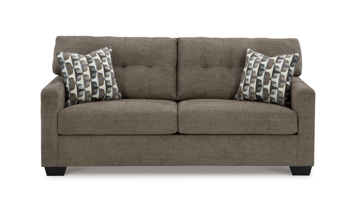 Ashley Mahoney 2-Seater Fabric Full Sofa Sleeper With Accent Pillows