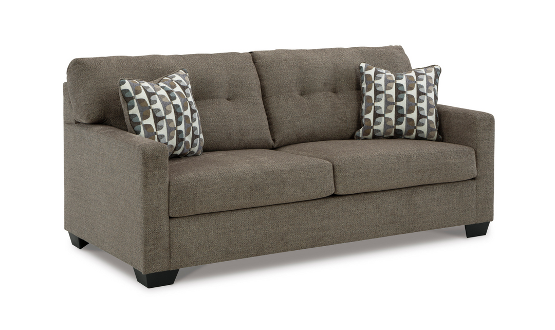 Ashley Mahoney 2-Seater Fabric Full Sofa Sleeper With Accent Pillows