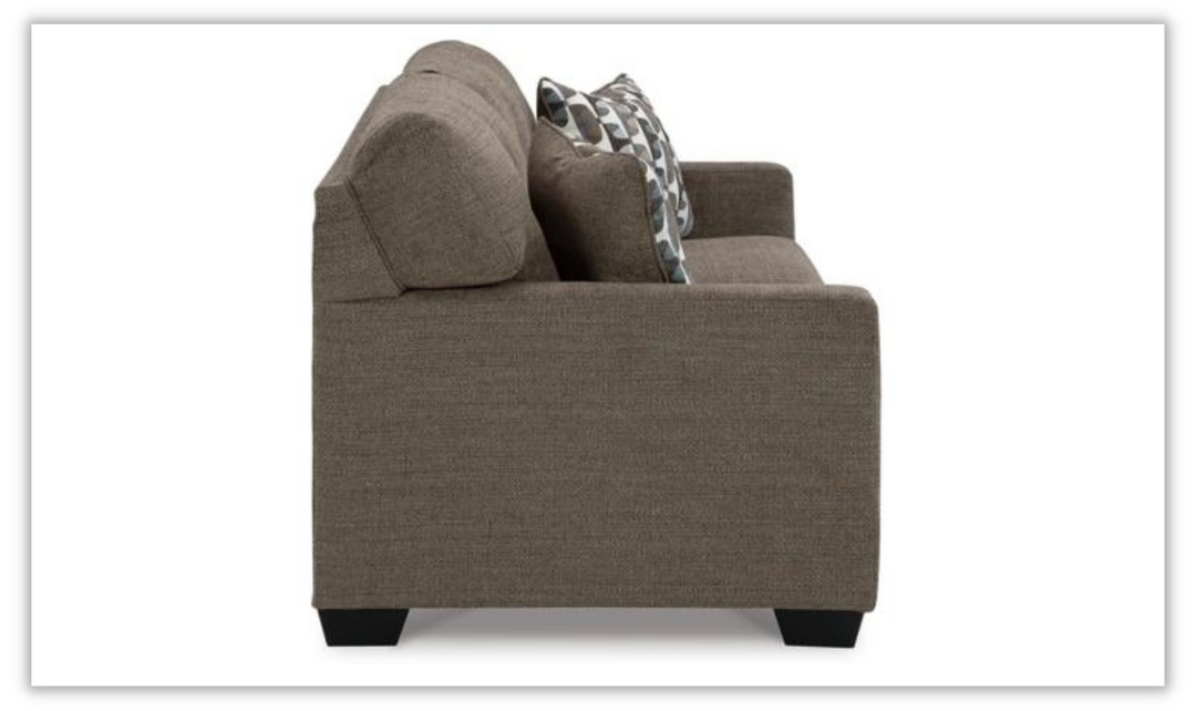 Mahoney Fabric 2-seater Sofa with Removable Cushions