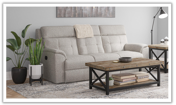 Flexsteel Mason Power Reclining Sofa With Headrest