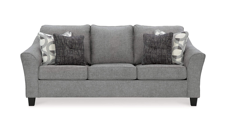 Ashley Mathonia 3-Seater Queen Sleeper Sofa In Smoke