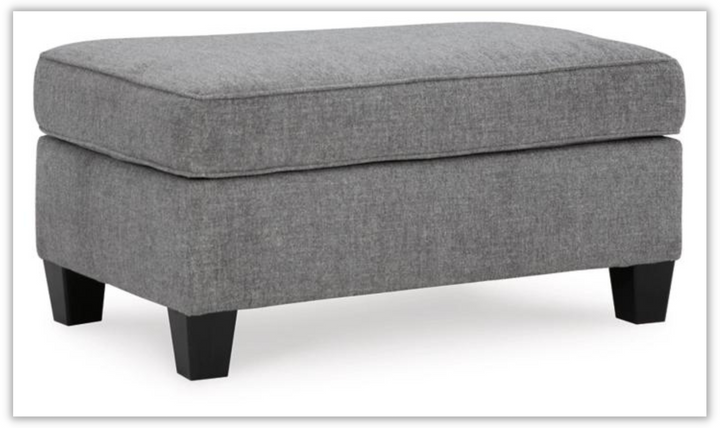 Mathonia Rectangular Smoke Ottoman