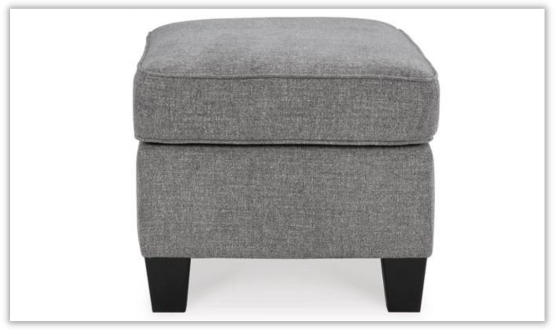 Mathonia Rectangular Smoke Ottoman