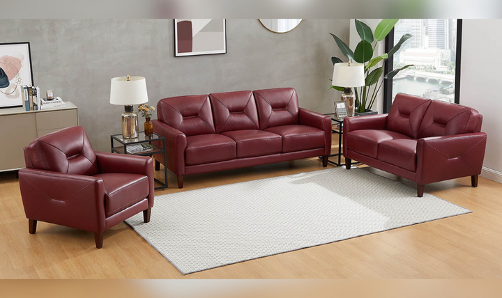 Mavis Leather Living Room Set