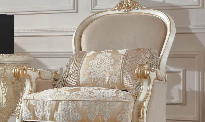 Mazie Fabric Chair In Beige