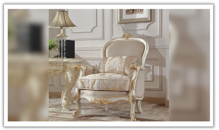 Mazie Fabric Chair In Beige