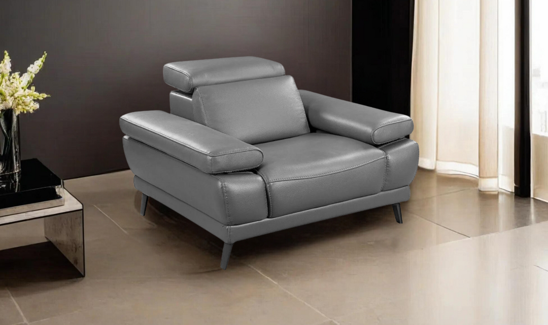 Mercer Leather Chair with Motion Headrest