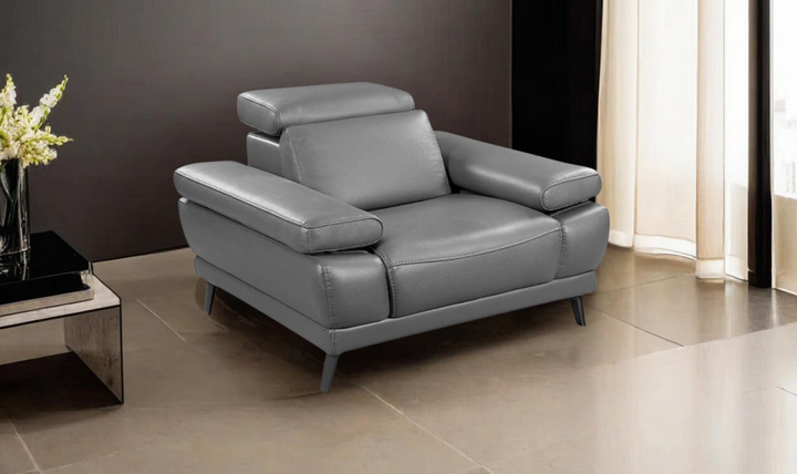 Mercer Leather Chair with Motion Headrest