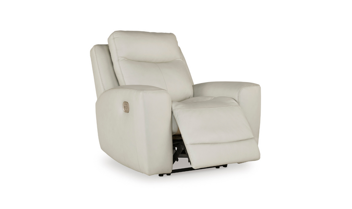 Mindanao Leather Power Recliner Living Room Set