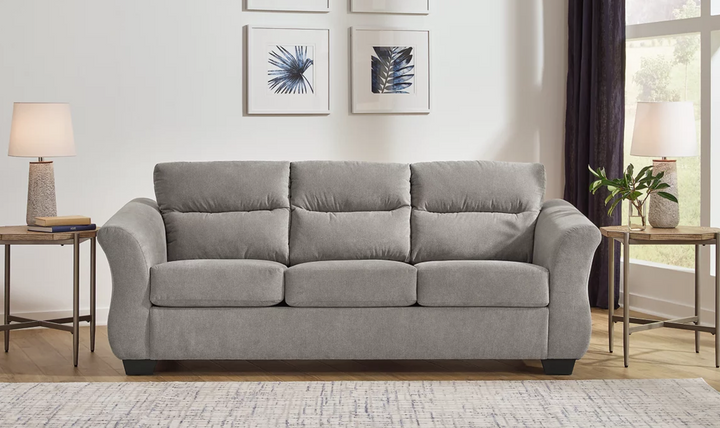 Ashley Miravel Fabric Queen Sofa Sleeper with Memory Foam Mattress