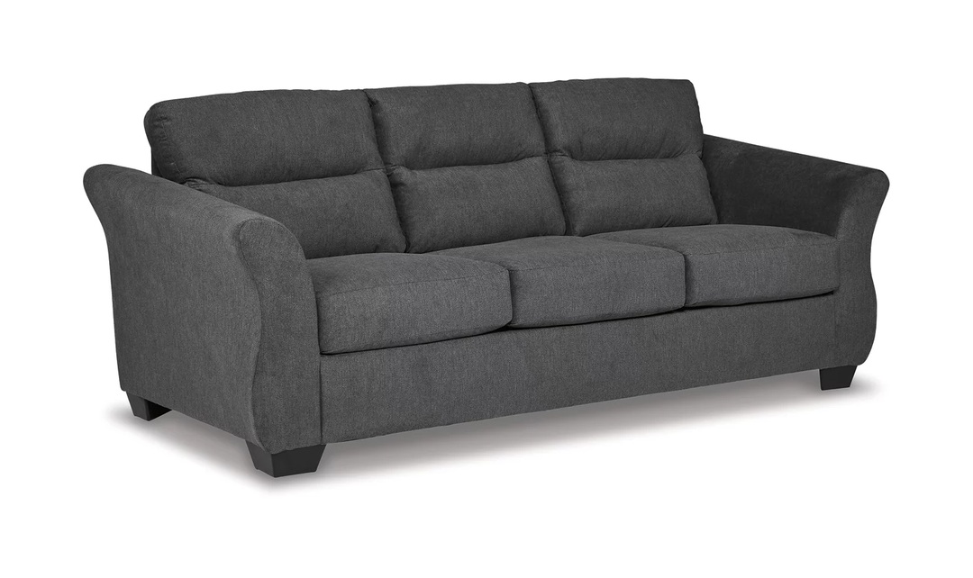 Ashley Miravel Fabric Queen Sofa Sleeper with Memory Foam Mattress