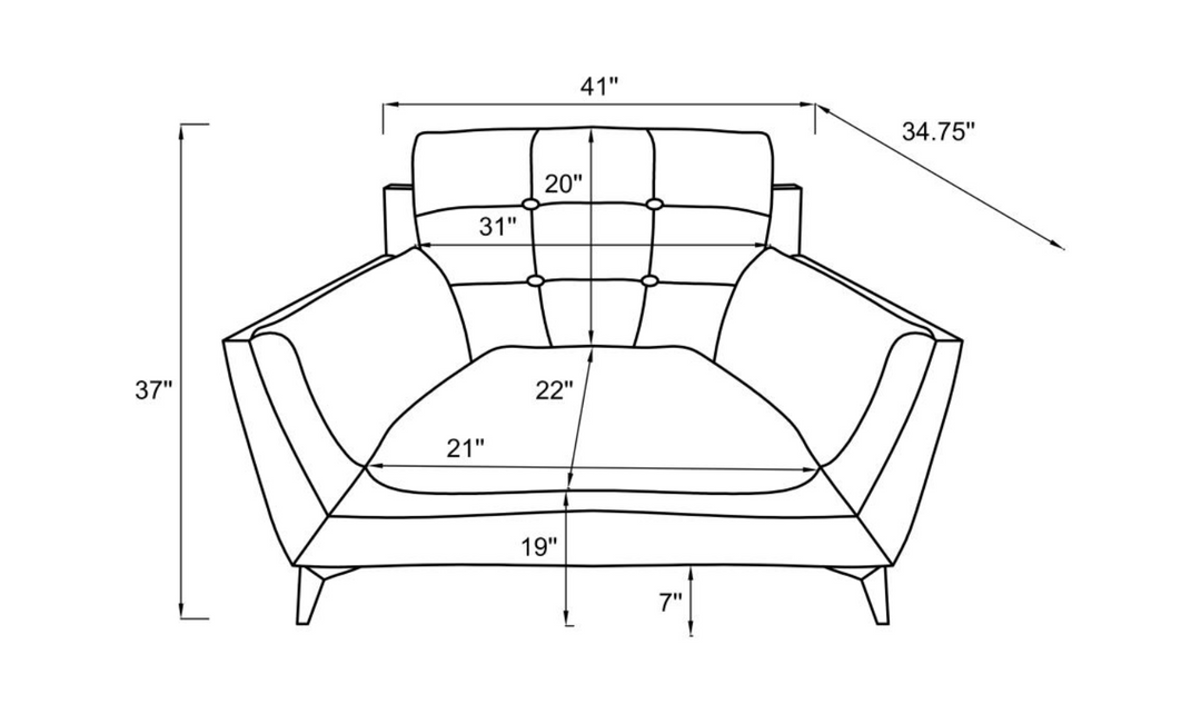 Moira Chair-Jennifer Furniture