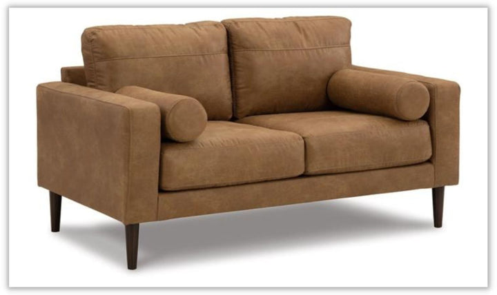 Telora Loveseat in Caramel