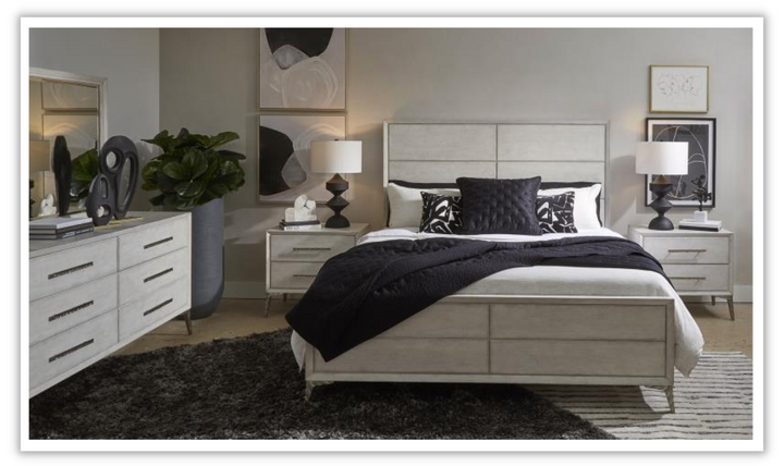 Magnussen Naples White Rectangular Bedroom Set