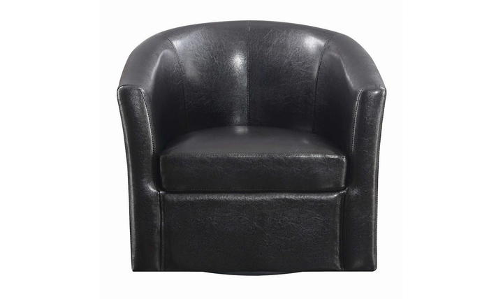 Passov Swivel Chair in  dark brown