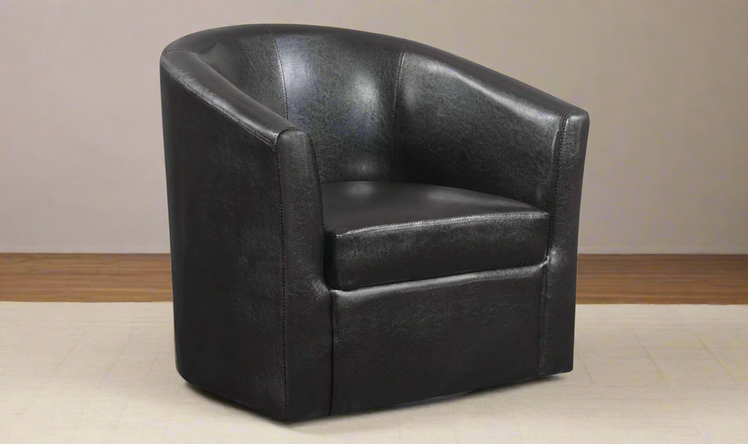 Passov Swivel Chair in  dark brown