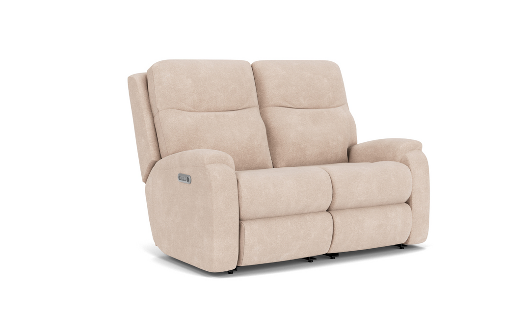 Penn Power Reclining Loveseat with Power Headrests & Footrests-jenniferfurniture