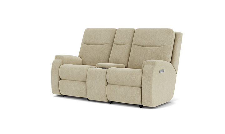 Penn Power Reclining Loveseat with Power Headrests & Footrests-jenniferfurniture