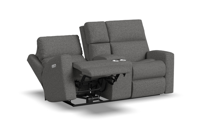 Penn Power Reclining Loveseat with Power Headrests & Footrests-jenniferfurniture